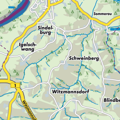 Übersichtsplan Wallsee-Sindelburg