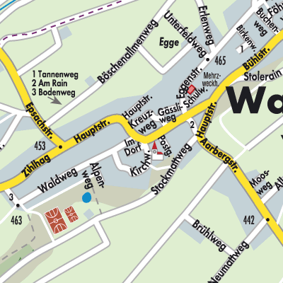 Stadtplan Walperswil
