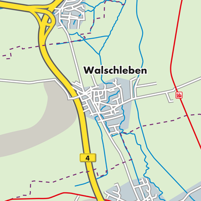 Übersichtsplan Walschleben