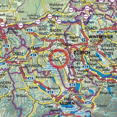 Landkarte Waltenschwil