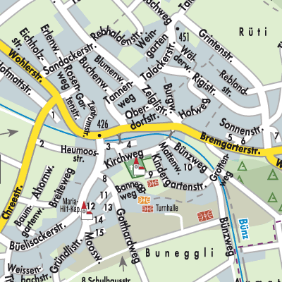Stadtplan Waltenschwil