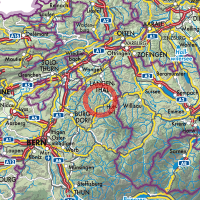 Landkarte Walterswil (BE)