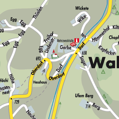 Stadtplan Walterswil (BE)