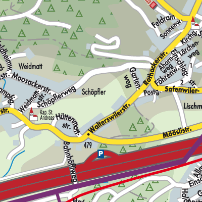 Stadtplan Walterswil (SO)