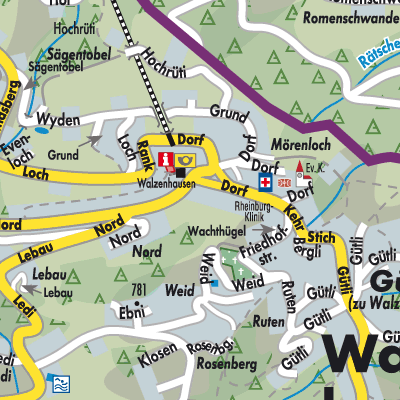 Stadtplan Walzenhausen