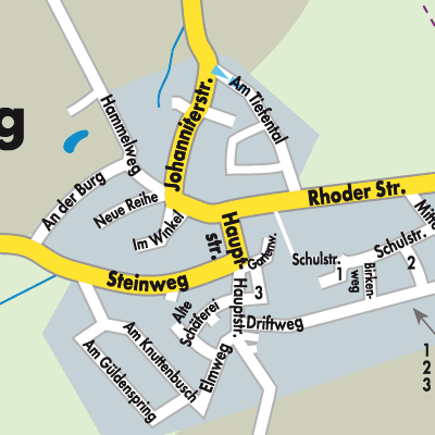 Stadtplan Warberg