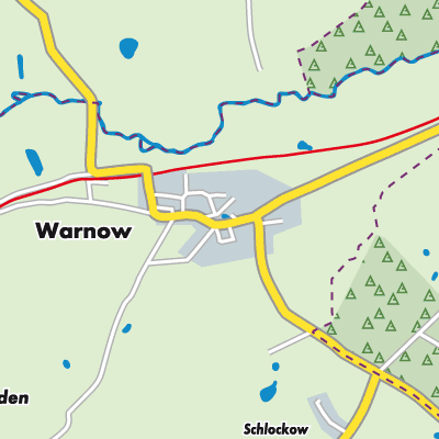 Übersichtsplan Warnow