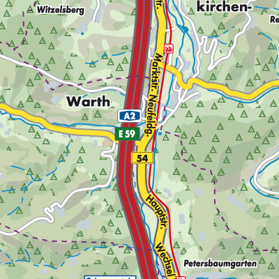 Übersichtsplan Warth
