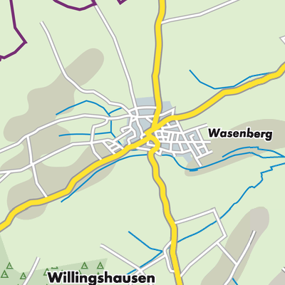 Übersichtsplan Wasenberg