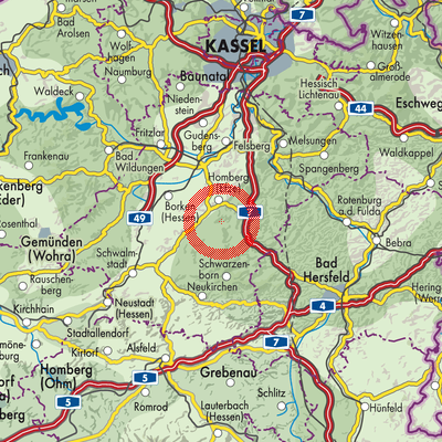Landkarte Waßmuthshausen