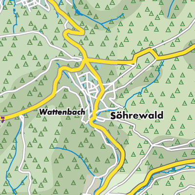Übersichtsplan Wattenbach