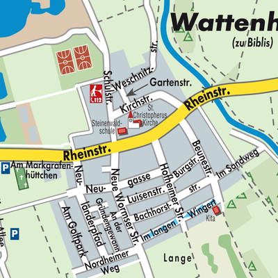 Stadtplan Wattenheim