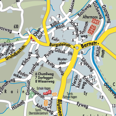 Stadtplan Wattenwil