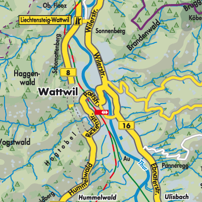 Übersichtsplan Wattwil