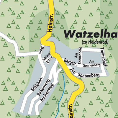 Stadtplan Watzelhain