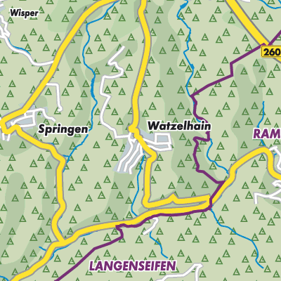Übersichtsplan Watzelhain