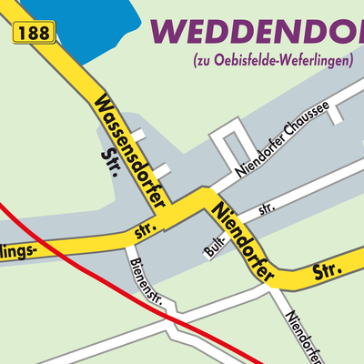 Stadtplan Weddendorf