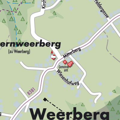 Stadtplan Weerberg