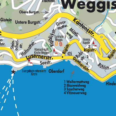 Stadtplan Weggis