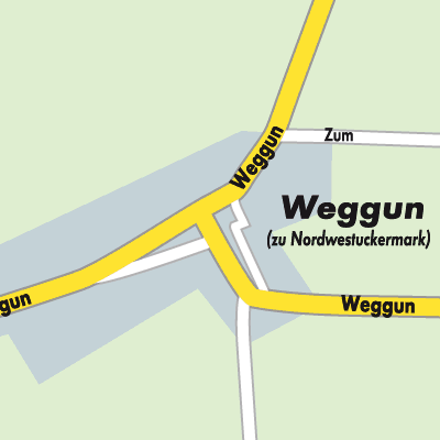 Stadtplan Weggun