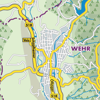 Übersichtsplan Wehr