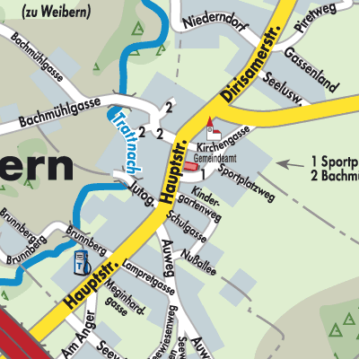 Stadtplan Weibern