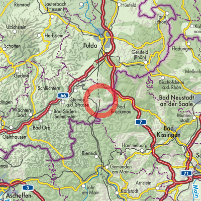 Landkarte Weichersbach