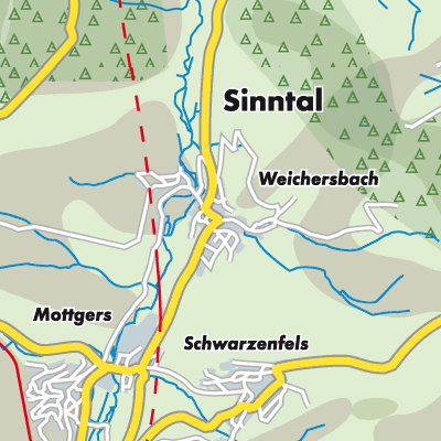 Übersichtsplan Weichersbach