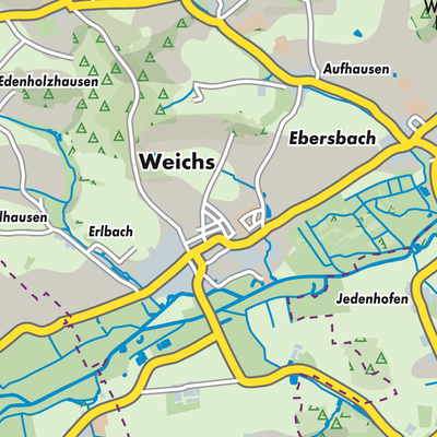 Übersichtsplan Weichs