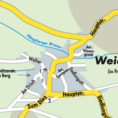 Stadtplan Weidenau
