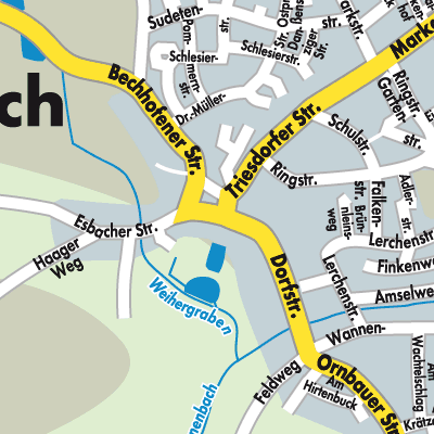 Stadtplan Weidenbach
