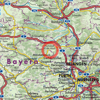 Landkarte Weidendorf