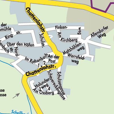 Stadtplan Weidenhausen