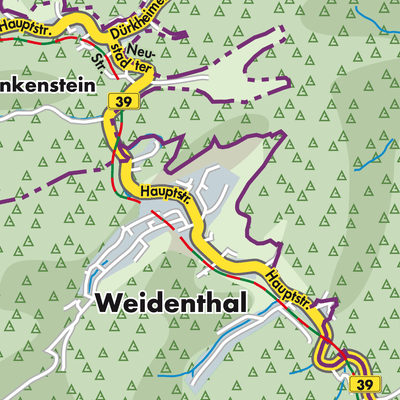 Übersichtsplan Weidenthal