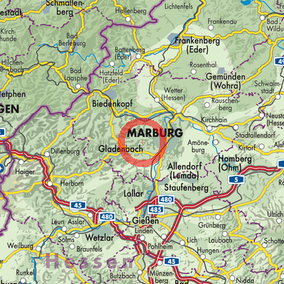Landkarte Weiershausen