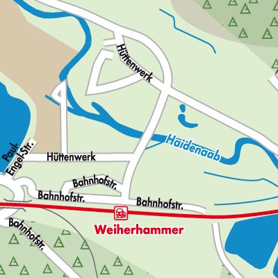 Stadtplan Weiherhammer (VGem)