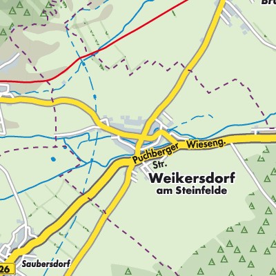 Übersichtsplan Weikersdorf am Steinfelde