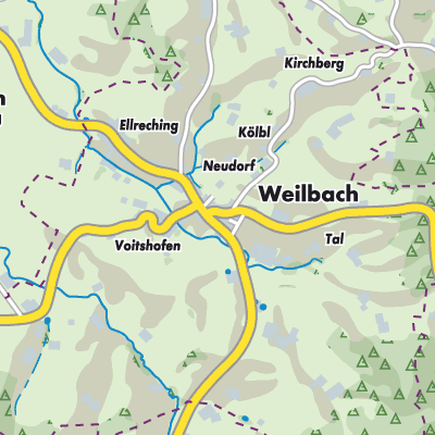 Übersichtsplan Weilbach
