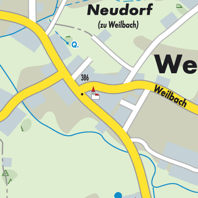 Stadtplan Weilbach
