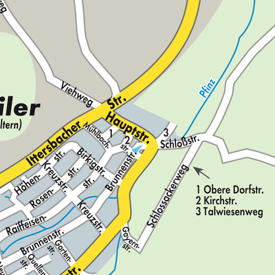 Stadtplan Weiler