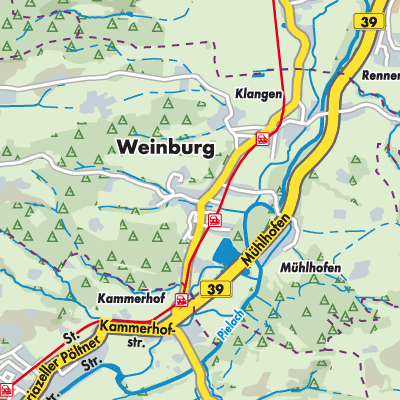 Übersichtsplan Weinburg