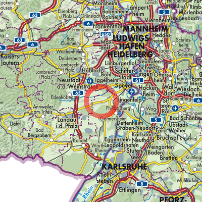 Weingarten (Pfalz) - Stadtpläne und Landkarten