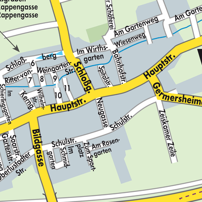 Weingarten (Pfalz) - Stadtpläne und Landkarten