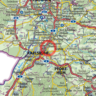 Weingarten - Stadtpläne und Landkarten