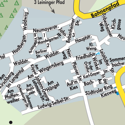 Stadtplan Weisenheim am Berg