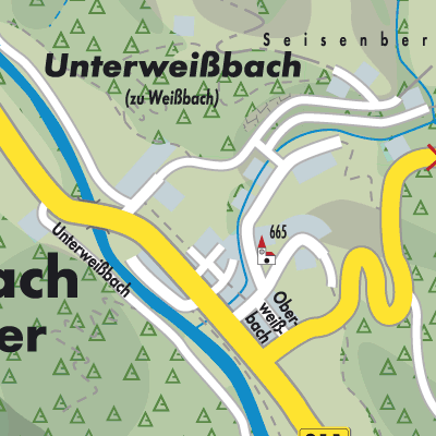 Stadtplan Weißbach bei Lofer