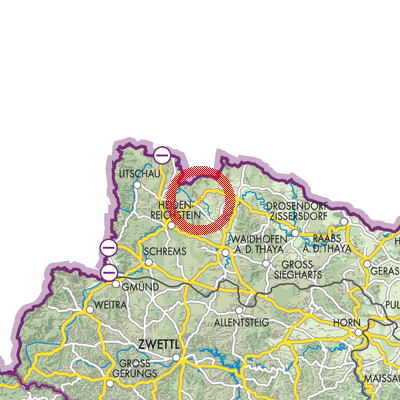 Landkarte Weißenbach