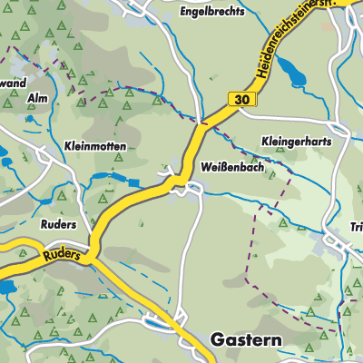 Übersichtsplan Weißenbach