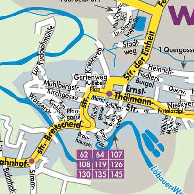 Stadtplan Weißenberg