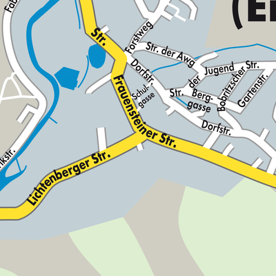 Stadtplan Weißenborn/Erzgebirge